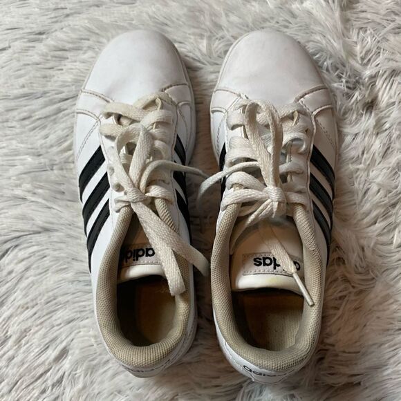 Adidas Baseline Youth Tennis Shoes - Picture 5 of 7